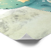 ボーイアンド恐竜の友人子供部屋ウォールアート ポスター (角)