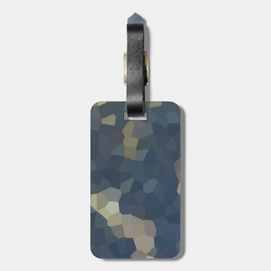ボーイイメージカモフラージュのお客様。文字ラゲッジタグ ラゲッジタグ (裏面縦)