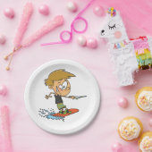 ボーイウェイクボーディングおもしろいサマーウォータースポーツ ペーパープレート (パーティー)