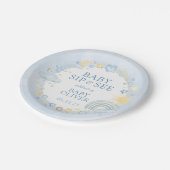 ボーイウォーターカラーレインボーシップと参照 ペーパープレート (アングル)