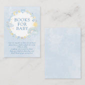 ボーイウォーターカラーレインボーブックベビー エンクロージャーカード (正面/裏面)