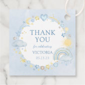 ボーイウォーターカラーレインボーベビー散布 フェイバータグ (裏面)