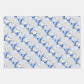 ボーイエレファントクリスマスラッピング紙 ラッピングペーパーシート (正面3)