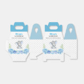 ボーイエレファントファースト誕生日パーティリトルピーナッツ フェイバーボックス (折り畳みなし)