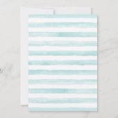 ボーイエレファントベビーシャワー招待状 招待状 (裏面)