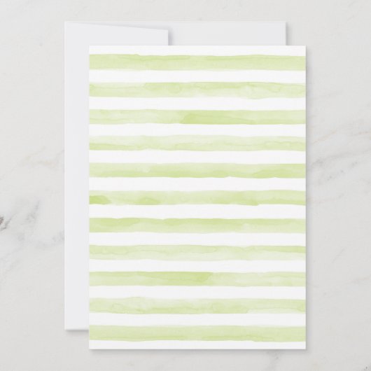 ボーイエレファントベビーシャワー招待状 招待状 (裏面)