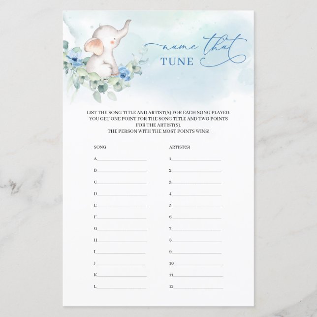 ボーイエレファントユーカリプタスフローラ名はゲームをチューニング (正面)