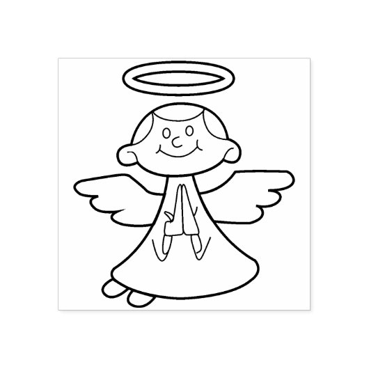 ボーイエンジェルアートスタンプ ラバースタンプ (インプリント)