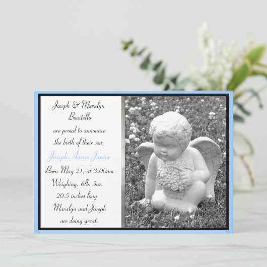 ボーイエンジェルカスタム誕生の発表 案内状 (スタンド正面)