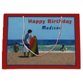 ボーイオンザビーチラージ抱き枕 ラージペーパーバッグ (正面)