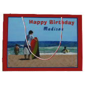 ボーイオンザビーチラージ抱き枕 ラージペーパーバッグ (裏面)