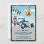 ボーイオートカーレーステーマ5thバースデーパーティー 招待状 (裏面)