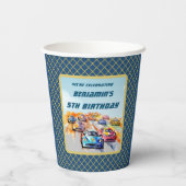 ボーイオートレーステーマ5thバースデーパーティー 紙コップ (裏面)