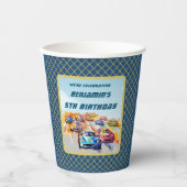 ボーイオートレーステーマ5thバースデーパーティー 紙コップ (正面)