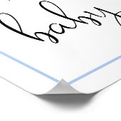 ボーイカウファームベビーシャワーシンボルや象徴 ポスター (角)