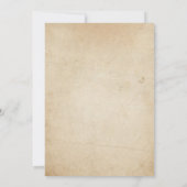 ボーイカボチャ秋ベビーシャワー招待状 素朴 招待状 (裏面)