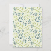 ボーイカワイサファリベビーシャワー招待状 招待状 (裏面)