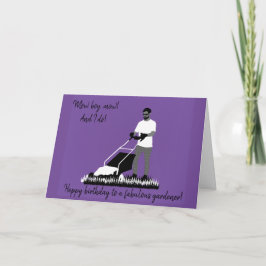 ボーイガーデナー誕生日カード カード