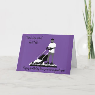ボーイガーデナー誕生日カード カード