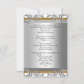 ボーイガールファースト聖体拝領シルバー金ゴールド 招待状 (裏面)