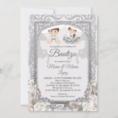 ボーイガールフィエスタシルバーシャーロメキシカンボティゾ 招待状 (正面)