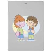 ボーイガール新学期クリップボード クリップボード (裏面)