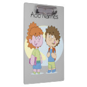 ボーイガール新学期クリップボード クリップボード (右)