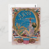 ボーイキャノン花火ファイレクラッカー ポストカード (正面/裏面)