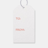 ボーイギフト付きヴィンテージクリスマスリースラベル ギフトタグ (裏面)