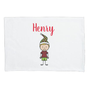 ボーイクリパーソナライズされたスマス 枕カバー