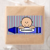 ボーイクレヨン学校給料明細 ラベル (インサイチュ)