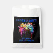 ボーイゲーマーブルービデオゲームパーティーの好意 フェイバーバッグ (正面)