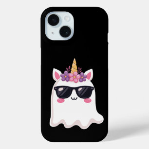 ボーイコーン ハロウィン かわいい ユニコーン おばけ キッズ iPhone 15ケース
