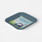 ボーイゴルフテーマ3rd誕生日パーティー ペーパープレート (傾斜あり)