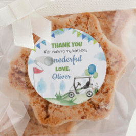 ボーイゴルフパーティーラベル誕生日ベビーシャワー ラウンドシール