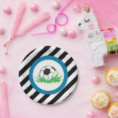 ボーイサッカーバースデーパーティー紙プレート ペーパープレート (パーティー)