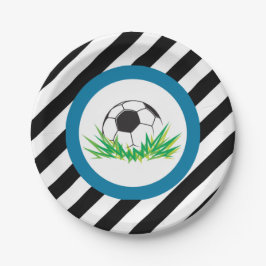 ボーイサッカーバースデーパーティー紙プレート ペーパープレート