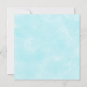 ボーイサファリジャングル動物ベビーシャワー 招待状 (裏面)