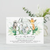 ボーイサファリベイビーシャワー招待状 招待状 (スタンド正面)