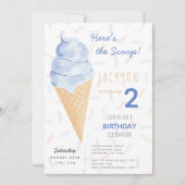 ボーイサマー誕生日 招待状 (正面)