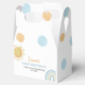 ボーイサンシャインレインボービーボックスバースデーパーティー フェイバーボックス (オープン)