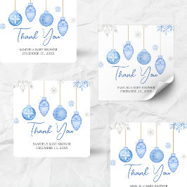 ボーイサンタベビークリスマスベビーシャワー スクエアシール