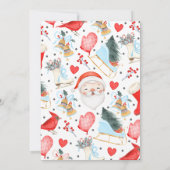 ボーイサンタベビーベビーシャワー 招待状 (裏面)