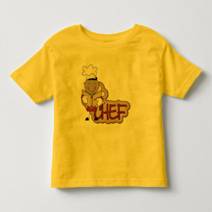 ボーイシェフ – アフリカ系アメリカ人Tシャツとギフト トドラーTシャツ