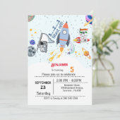 ボーイシップ宇宙の誕生日 招待状 (スタンド正面)