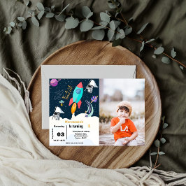 ボーイシップ宇宙惑星誕生会 招待状