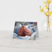 ボーイシャワー カード (黄色い花)