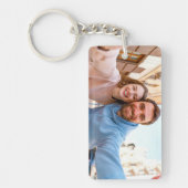 ボーイシンプルフレンド用の贈り物カスタム写真 キーホルダー (正面)