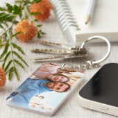 ボーイシンプルフレンド用の贈り物カスタム写真 キーホルダー (正面右)