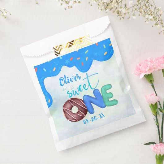 ボーイスウィートワンピンクつや消しファースト誕生日 フェイバーバッグ (封をした状態)